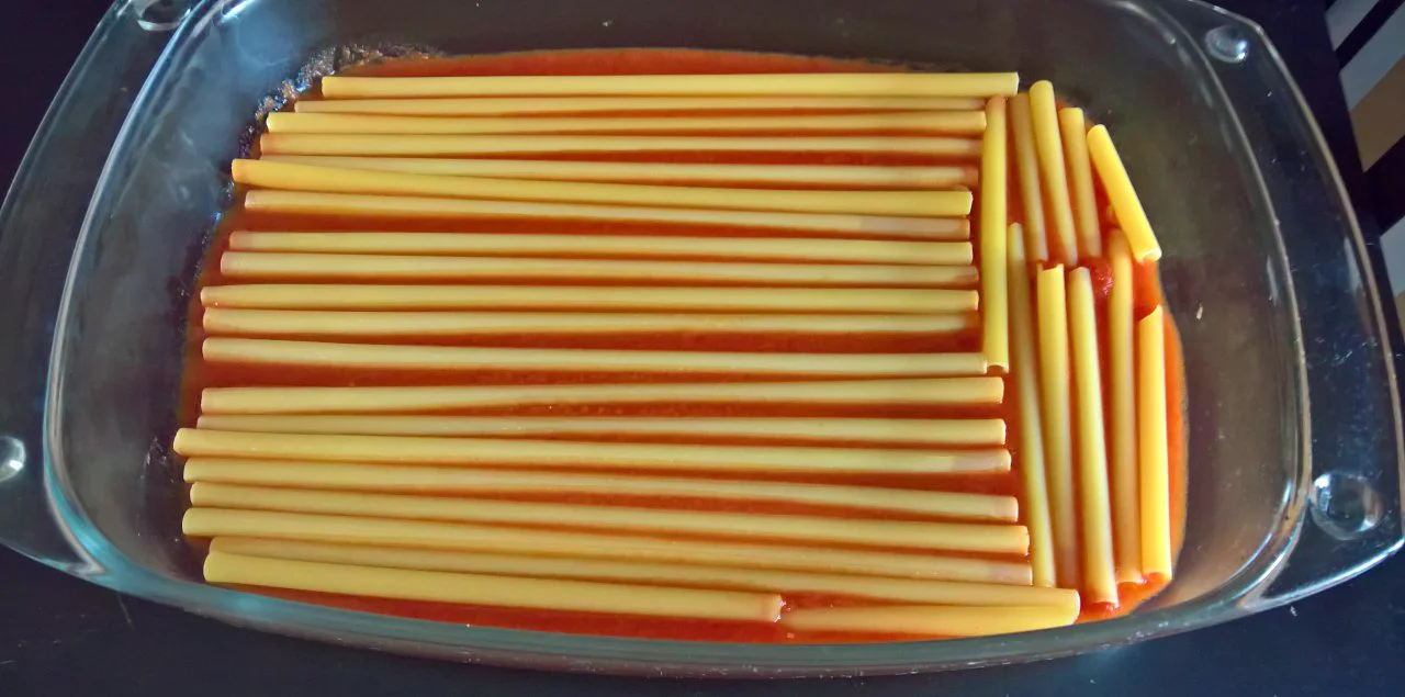 Maccheroni cudi al forno